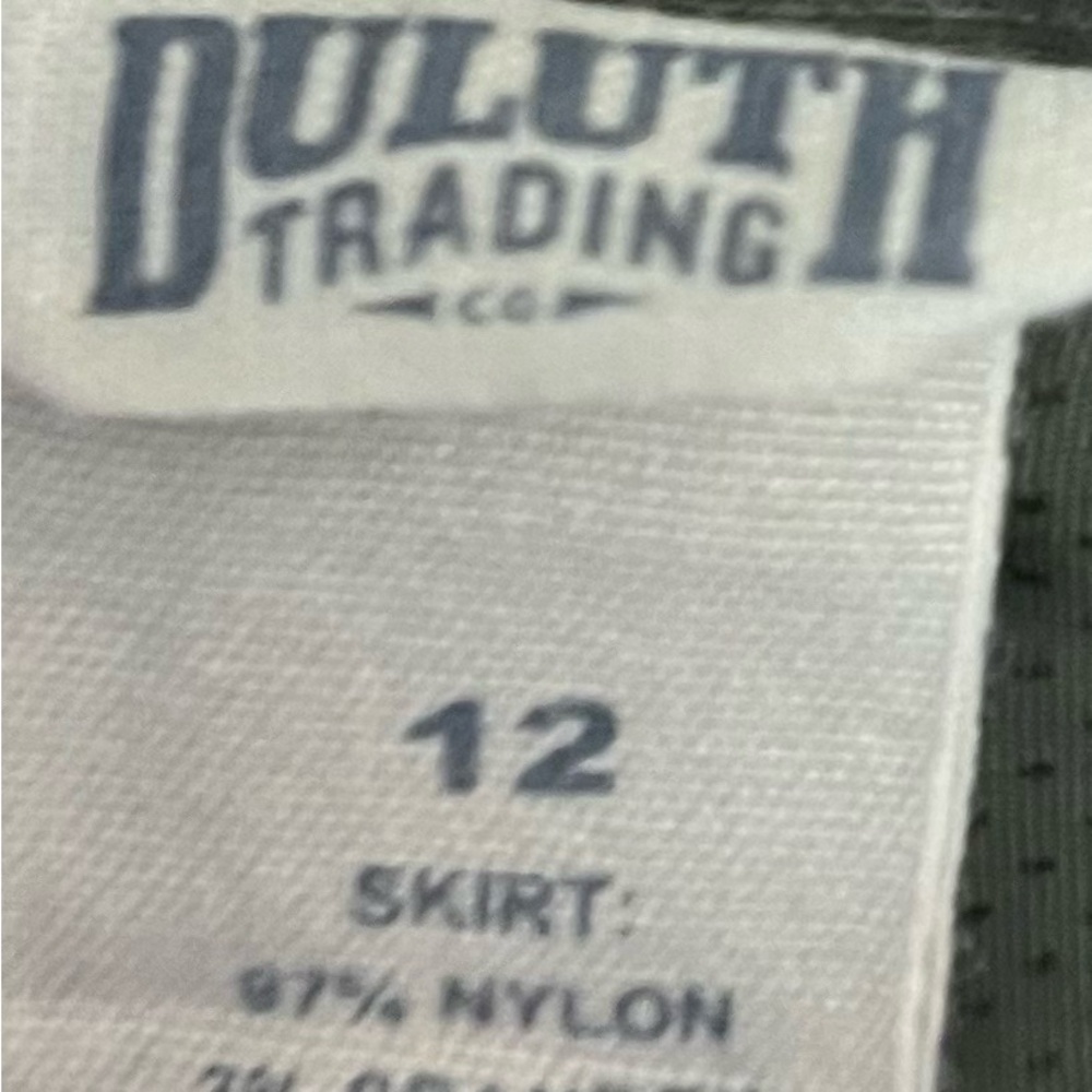 Duluth Trading Co Green Skirt - Picture 3 of 3